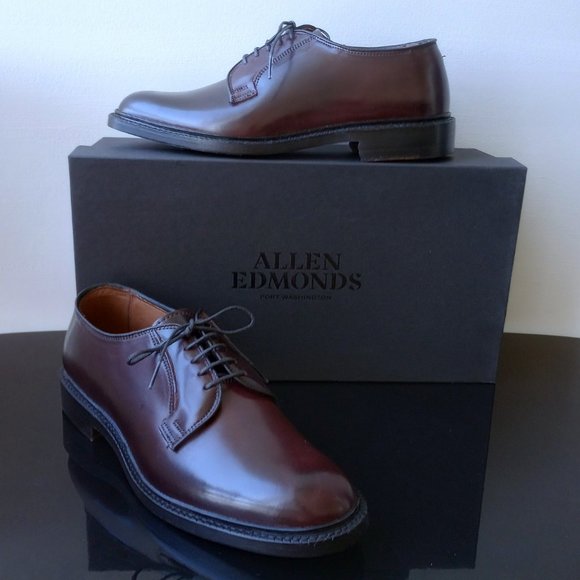 Allen Edmonds Men\'s Leeds Shell Cordovan Derby Dress Shoe Handcrafted in the USA main image 11